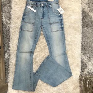 Blank NYC flare leg, blue jeans
